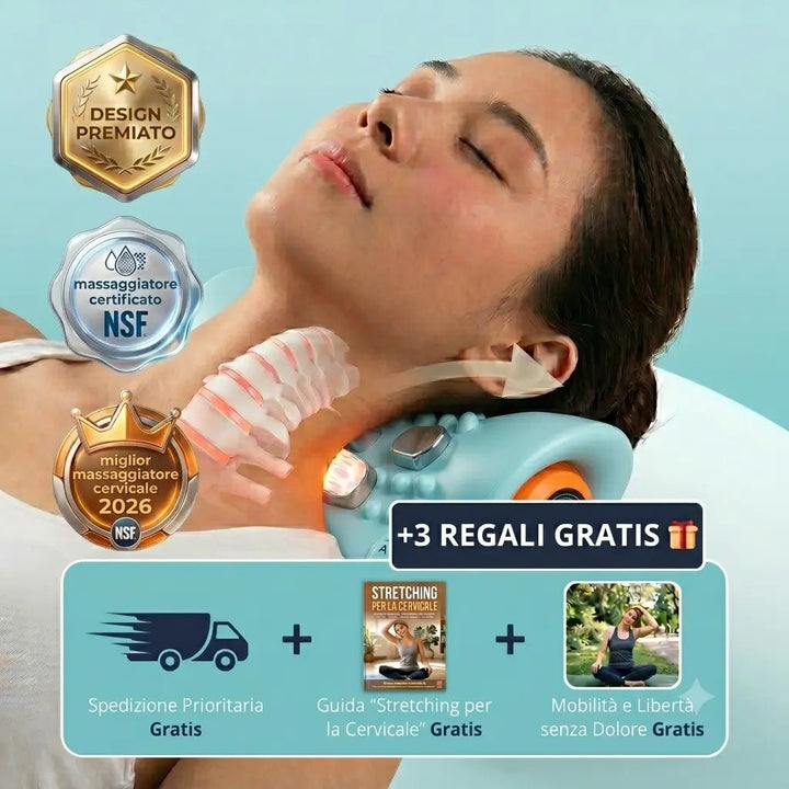 CerviRelax Pro™ - Massaggiatore Per Alleviare Il Dolore Cervicale - BENERTA