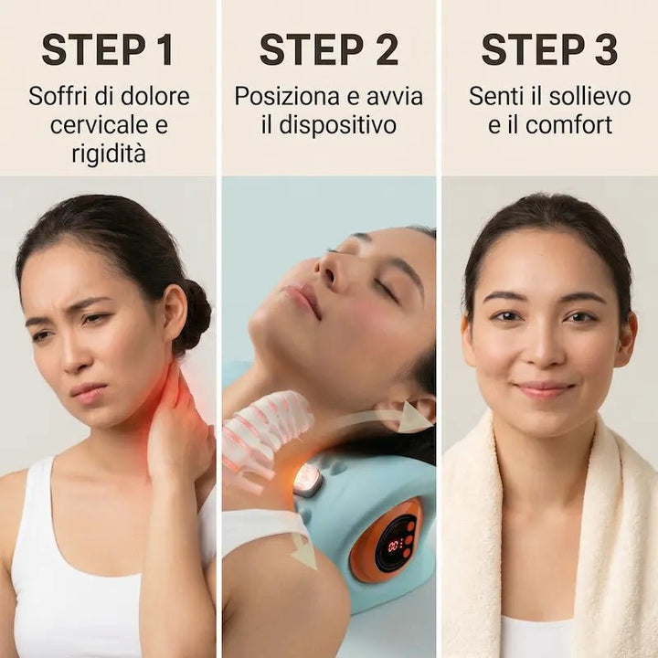 CerviRelax Pro™ - Massaggiatore Per Alleviare Il Dolore Cervicale - BENERTA