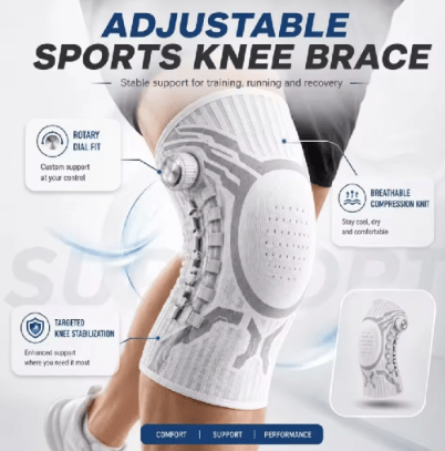 KneeForce™ - Ginocchiera a Compressione e Supporto - BENERTA